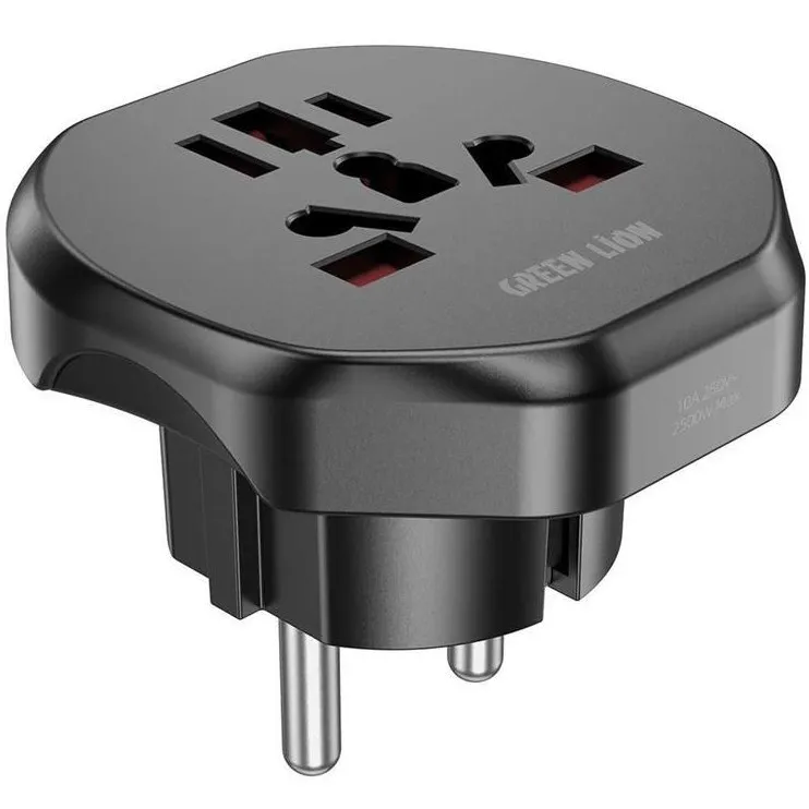 بررسی مبدل برق گرین لاین Green Lion Universal Conversion EU Plug