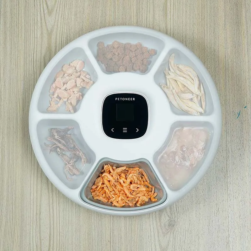 بررسی غذا دهنده اتوماتیک حیوانات خانگی شیائومی XIAOMI PETONEER NUTRISPIN 6 MEAL PET FEEDER PF001-M