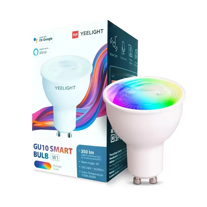 بررسی چراغ هوشمند هالوژنی شیائومی مدل XIAOMI YEELIGHT GU10 SMART BULB W1