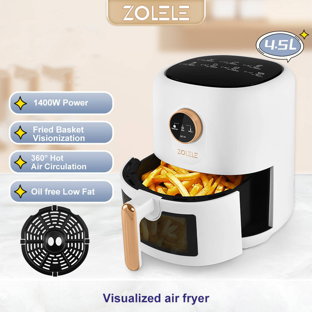 بررسی سرخ‌کن بدون روغن(هواپز) شیائومی مدل Zolele ZA004 Air Fryer