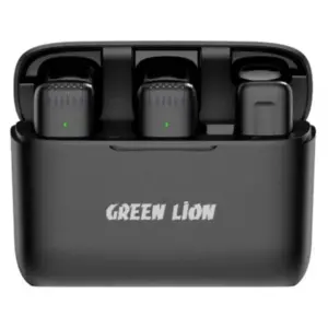 میکروفون بی سیم Type C گرین لاین Green Lion 2 in 1 Wireless Microphone دارای ۲ فرستنده