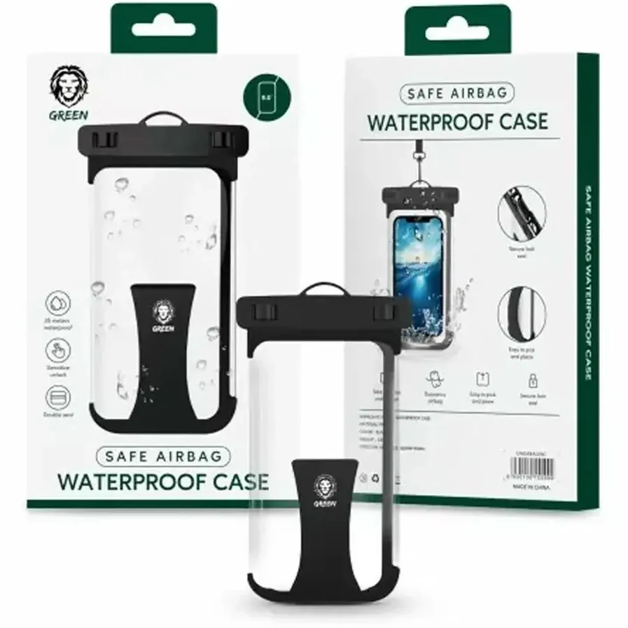 بررسی کیف ضد آب گرین لاین Green Lion Waterproof Case GNSABAGWC سازگار با گوشی‌های زیر ۸ اینچ