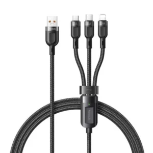 کابل سه سر مک دودو Mcdodo CA-0930 3 In 1 Super Fast Charging Cable توان ۶۶ وات طول ۱.۲ متر