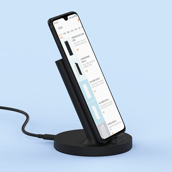 بررسی استند شارژر وایرلس شیائومی مدل Mi 20W Wireless Charging Stand WPC02ZM